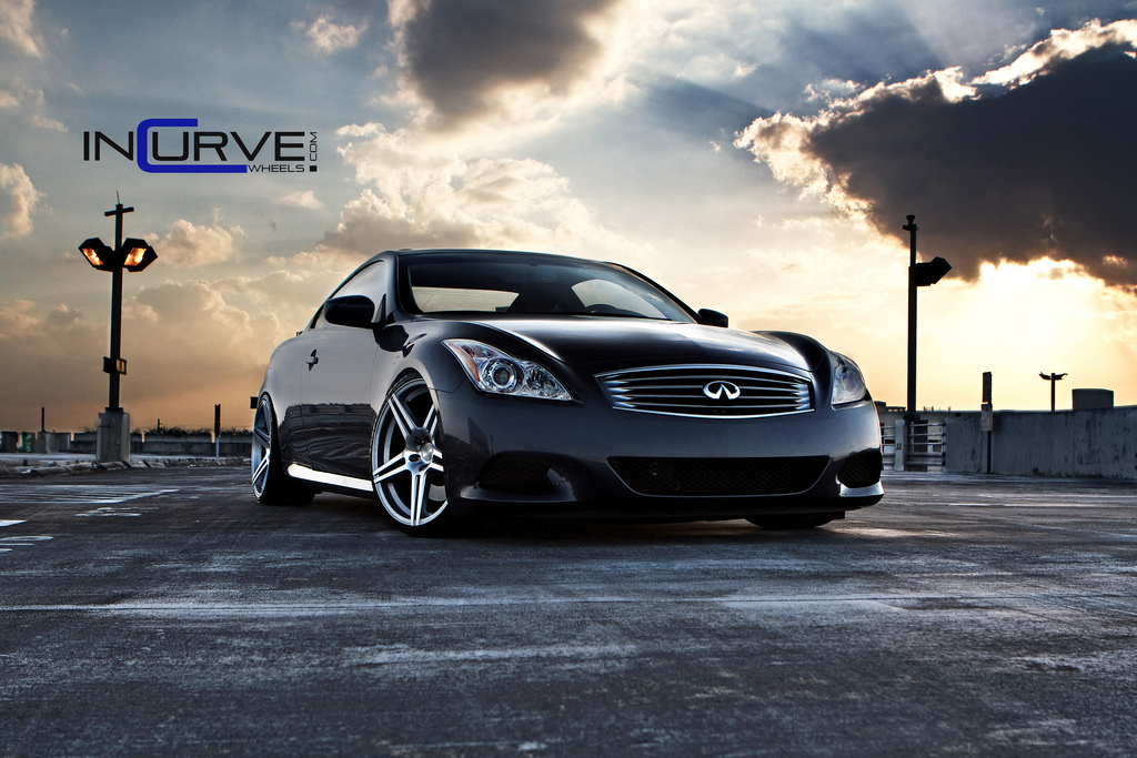 Incurve Wheels IC-S5 Silver On Infiniti G37S